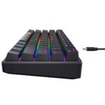 HHavit KB903L 61 Keys Rainbow LED Backlit Computer Light up USB Wired Key Life 50,000,000 times, (switche red) Gaming Keyboard Backlit Mechanical Gaming Keyboard for PCC - Image 4