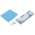 Havit KB897CM Professional RGB Backlit Gaming Keyboard, Mouse and MousePad Combo USB RGB Color Red Switch Axis Body Features for Desktop - Image 5
