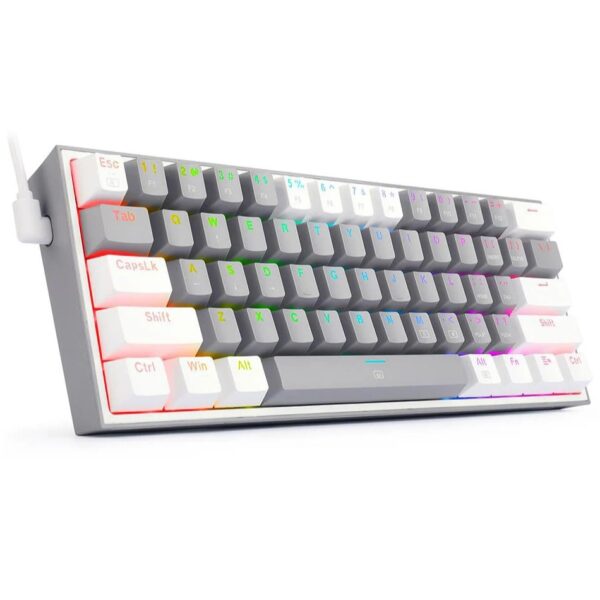 Silver White Rgb Redragon K616 FIZZ Pro RGB Bluetooth Wireless Mechanical Gaming ...