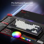 Redragon UCAL K673 PRO 81-Keys Wireless Gasket Mechanical Gaming Keyboard - Image 9