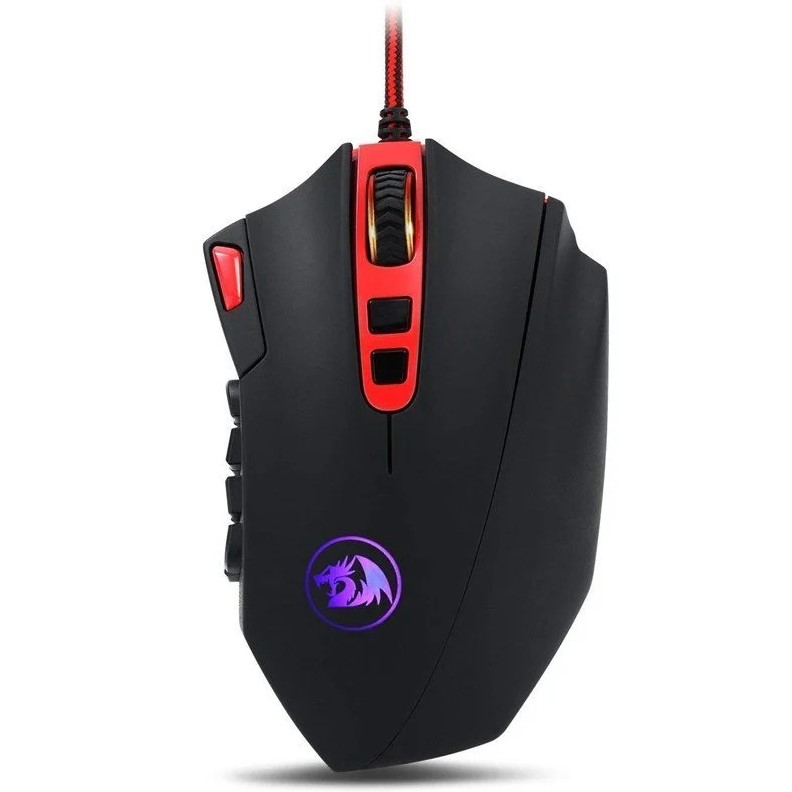 Redragon-Perdition-2-M901 1-RGB mouse Redragon M901-1 PERDITION 2 24000 DPI MMO RGB Gaming Mouse - Image 1
