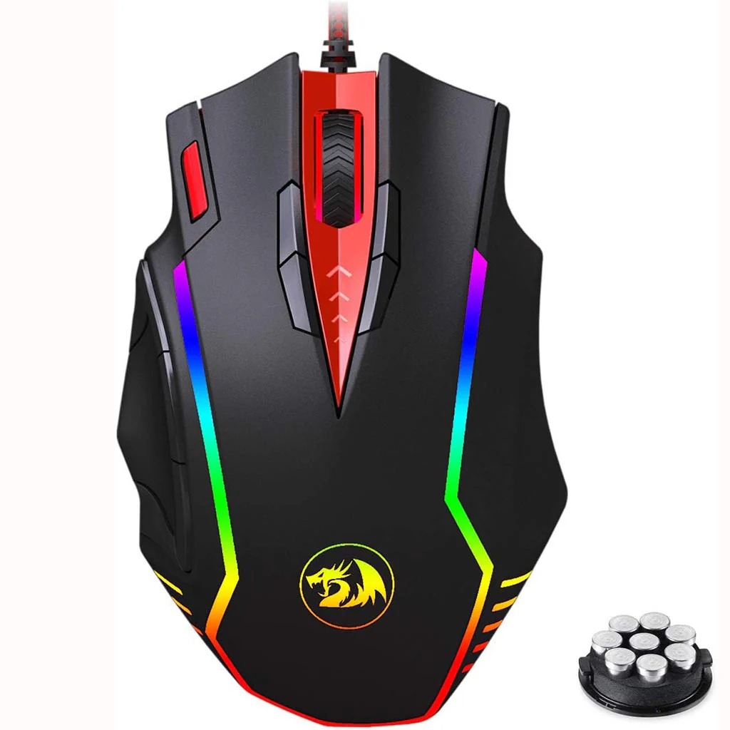 Redragon-Samsara-M902-RGB-Gaming- Mouse Redragon M902 SAMSARA Laser Gaming Mouse, 16400 DPI (Black) - Image 1