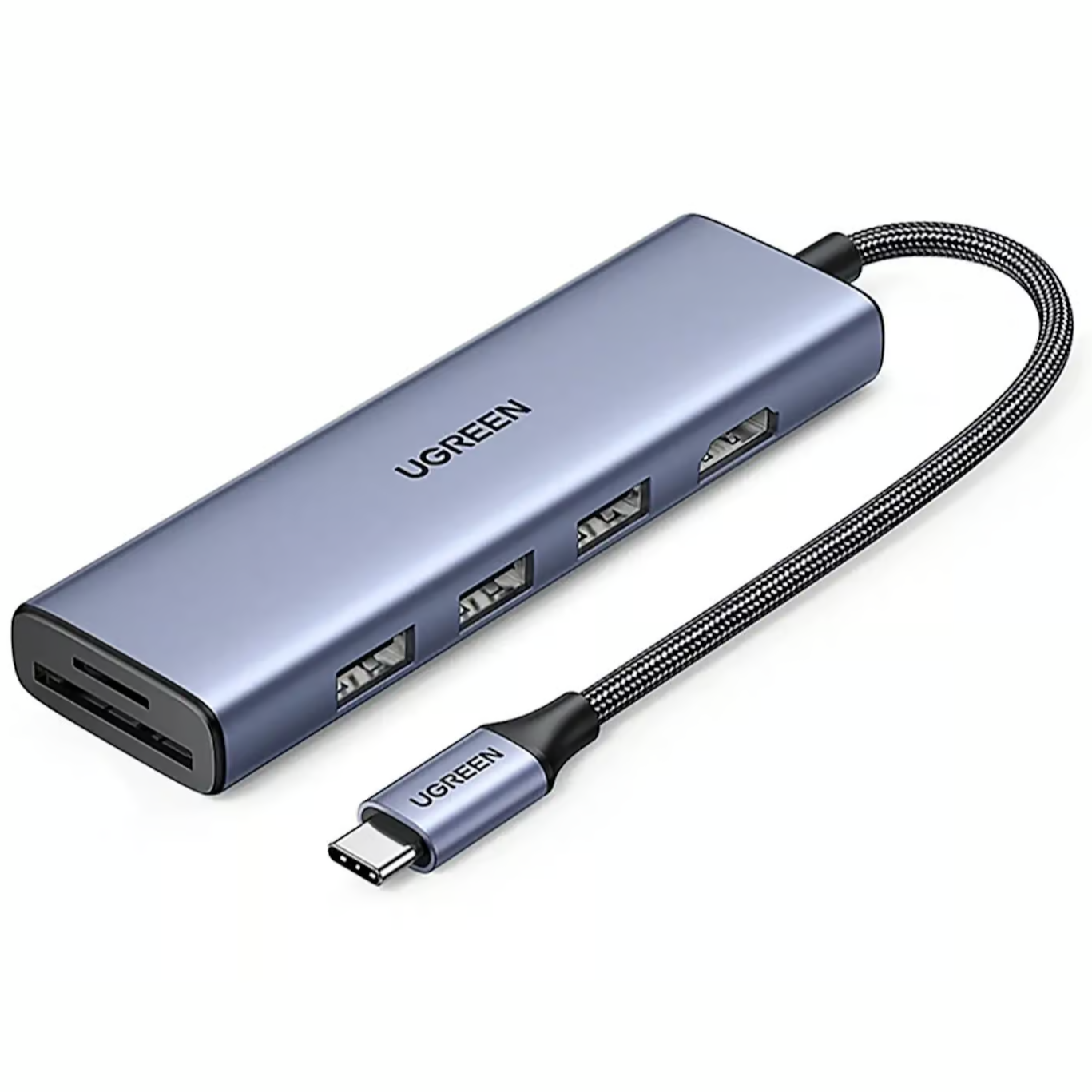 UGREEN-20956A-6-in-1-USB-C-Hub-4K-HDMI UGREEN 20956A USB-C Multifunction Adapter - Image 1