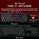Madlions MAD68 HE 65% Hall Effect Wired RGB Gaming Keyboard – Black - Image 5