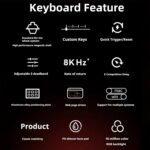 Madlions MAD68 HE 65% Hall Effect Wired RGB Gaming Keyboard – Black - Image 9