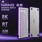 Madlions NANO 68 Hall Effect Esports Wired Gaming Keyboard – White (Silver Esports Switch) - Image 5