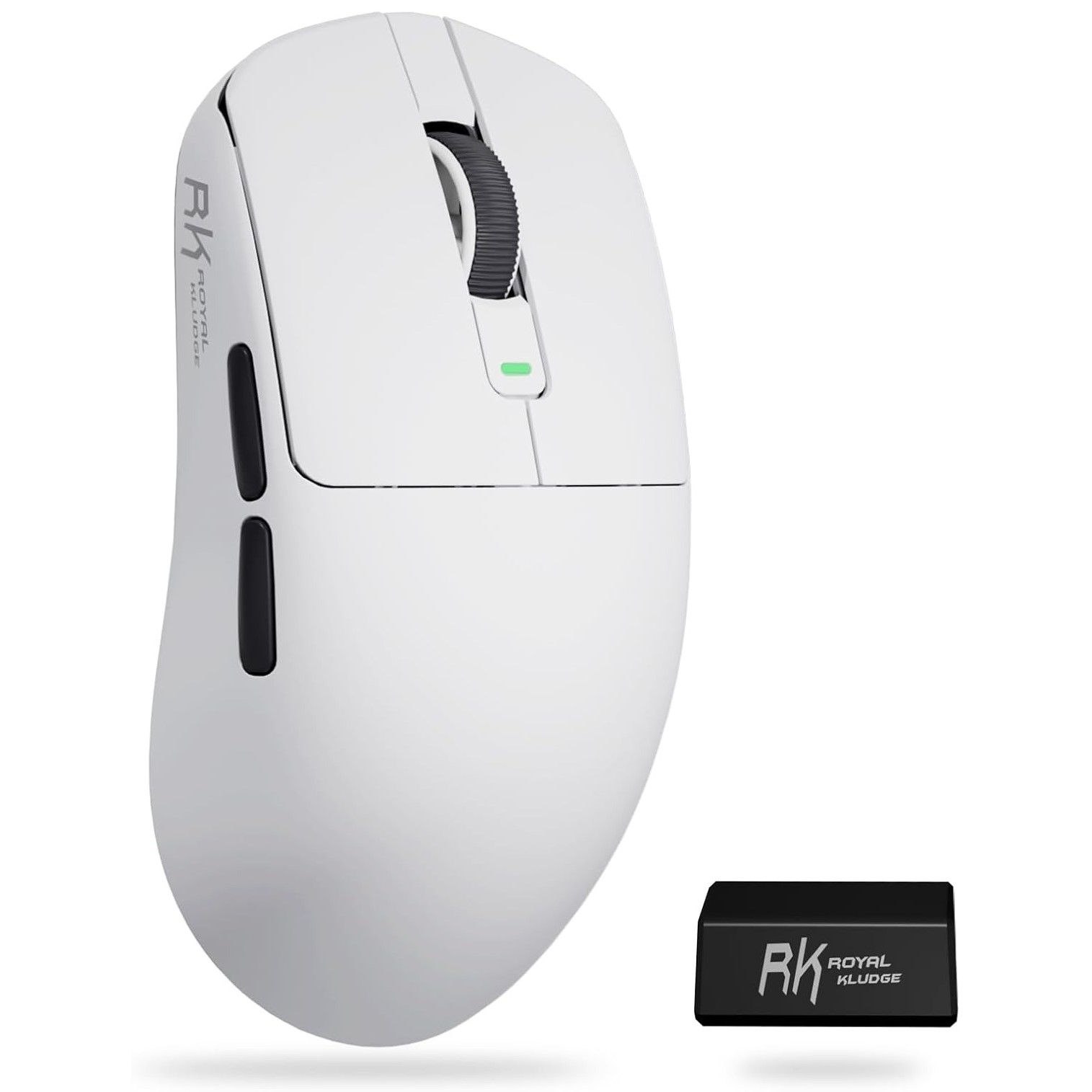 RK ROYAL KLUDGE RK M3 Gaming Mouse panda Royal Kludge M3 Tri-Mode Wireless Gaming Mouse – PixArt PAW3950, 30000 DPI, 8000Hz, 47g Ultra-Lightweight, BT / 2.4G / USB-C, Programmable (Panda) - Image 1