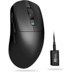 Royal Kludge M3 Tri-Mode Wireless Gaming Mouse – PixArt PAW3950, 30000 DPI, 8000Hz, 47g Ultra-Lightweight, BT / 2.4G / USB-C, Programmable (Dark Night)