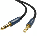 UGREEN 10688 3.5mm Audio Cable, Gold-Plated, Braided – Male-to-Male, 3m (Blue) - Image 3