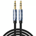 UGREEN 10688 3.5mm Audio Cable, Gold-Plated, Braided – Male-to-Male, 3m (Blue)
