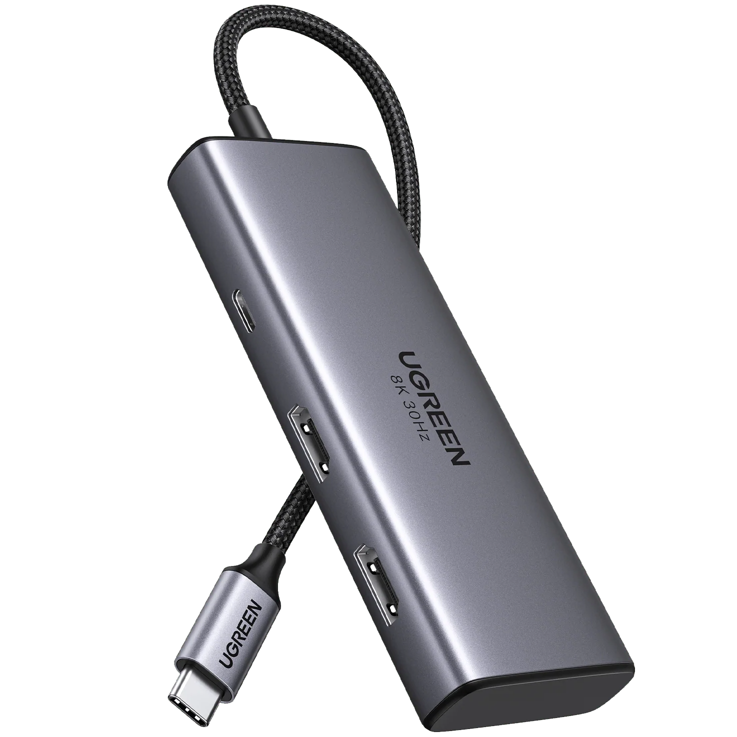 UGREEN 15852 Revodok 206 Docking Station 6 in 1 USB C Hub UGREEN 15852 USB-C Docking Station – 2× HDMI 8K@30Hz, 2× USB-A, USB-C, PD - Image 1