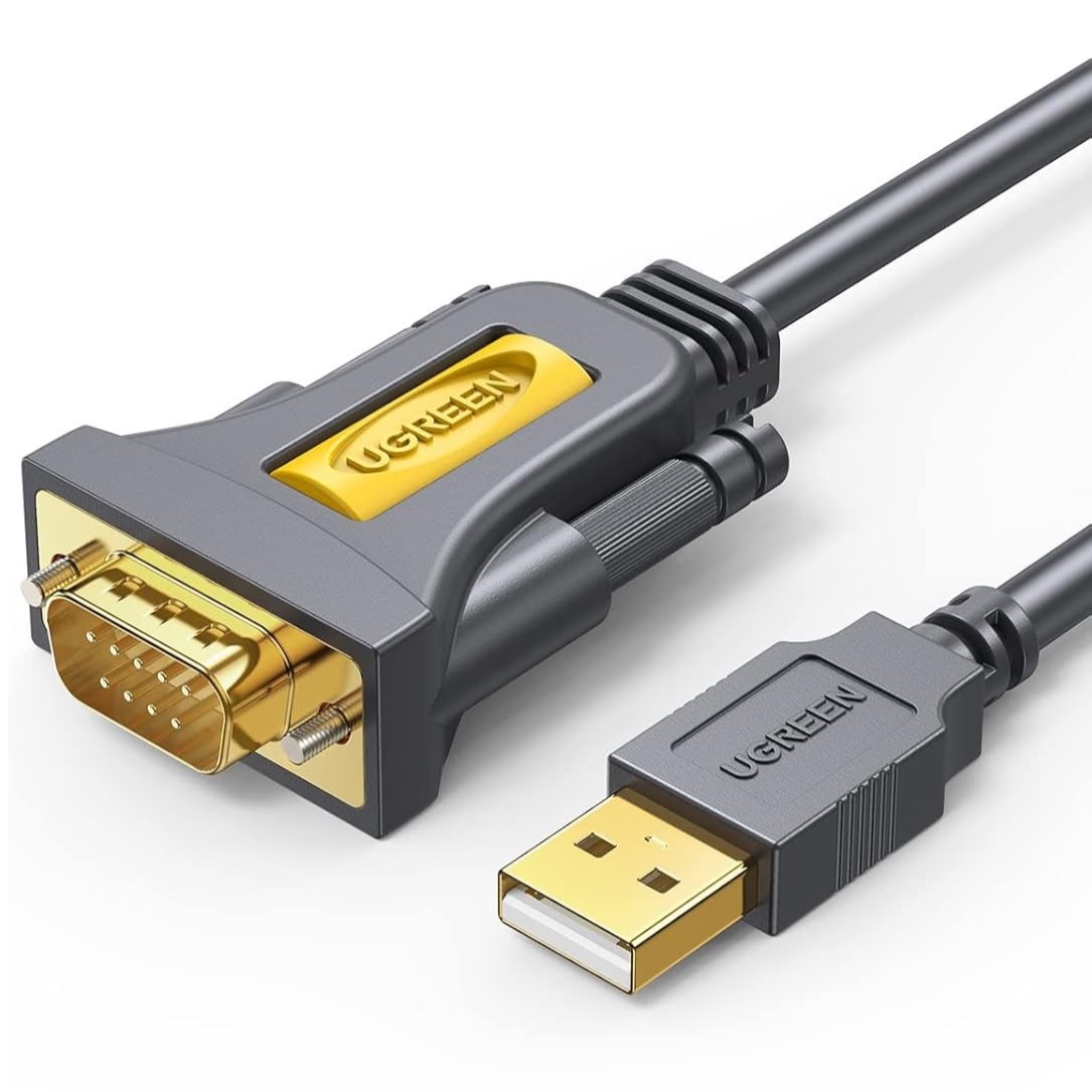 UGREEN 20222 USB to DB9 RS-232 Adapter Cable UGREEN 20222 USB 2.0-A to DB9 RS-232 Serial Adapter Cable – Male-to-Male, 2m - Image 1