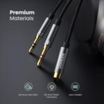UGREEN 20899 3.5mm Audio Splitter Cable, Aluminum Case – Female-to-2-Male - Image 8