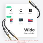 UGREEN 20899 3.5mm Audio Splitter Cable, Aluminum Case – Female-to-2-Male - Image 14