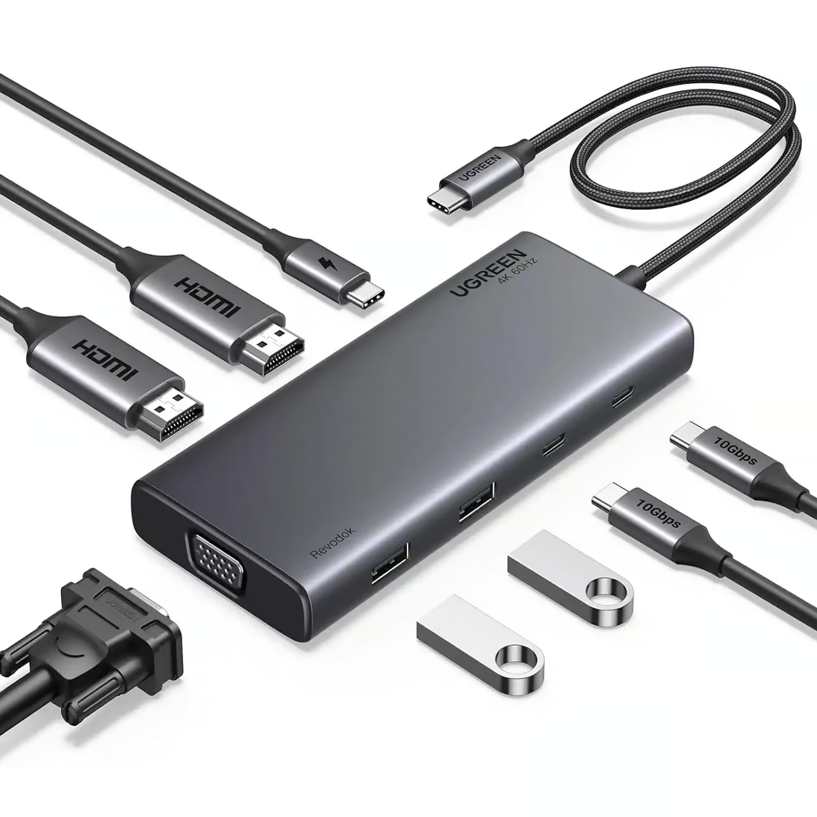 UGREEN 35588 8-in-1 USB C 4K Docking Station UGREEN 35588 8-in-1 USB C 4K Docking Station - Image 1
