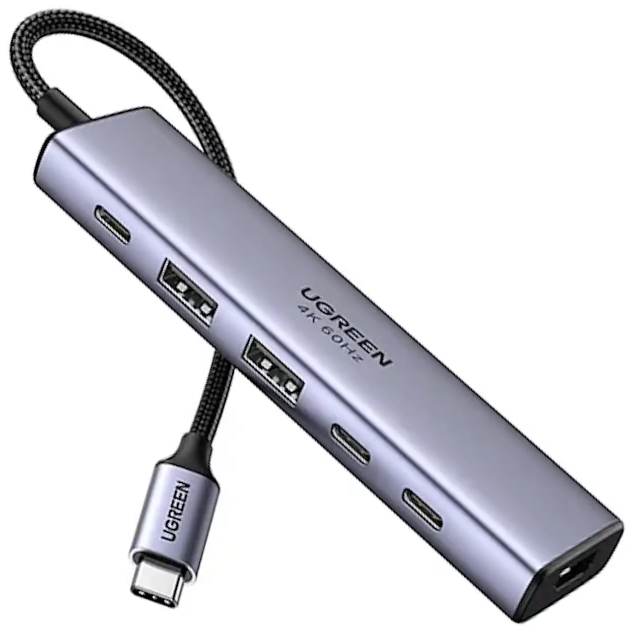 UGREEN-35999-USB-C-Hub-6-in-1-Adapter-with-4K-HDMI UGREEN 35999 USB-C Docking Station – HDMI 4K@60Hz, 2× USB-A, 2× USB-C, 10Gbps, PD - Image 1