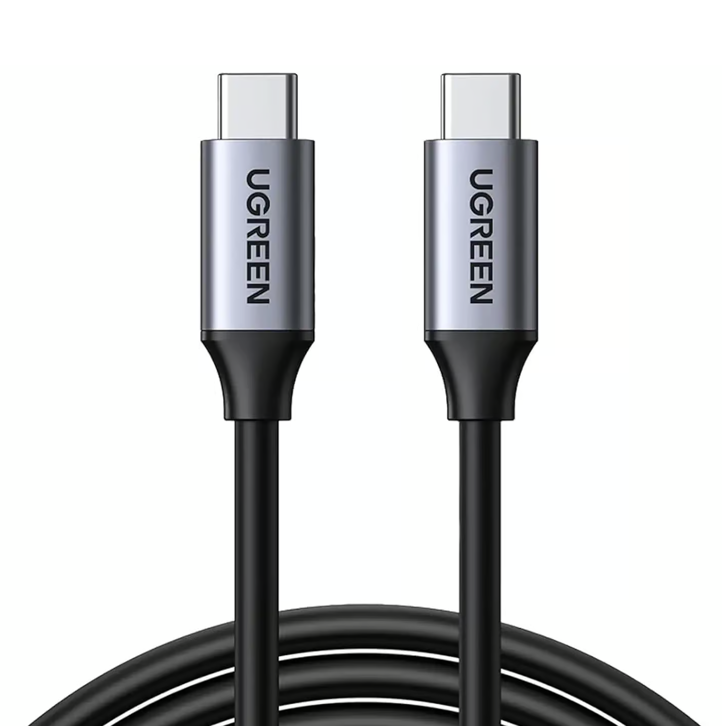 UGREEN 50751 USB 3.1 Type-C to Type-C Cable UGREEN 50751 USB-C 3.1 Gen1 5A Data Cable – Male-to-Male, 1.5m (Gray) - Image 1