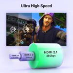 UGREEN 80402 HDMI 8K Cable, Braided – Male-to-Male, 1.5m (Black) - Image 11