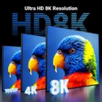 UGREEN 80402 HDMI 8K Cable, Braided – Male-to-Male, 1.5m (Black) - Image 2