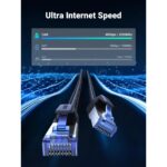 UGREEN 80433 Cat 8 Shielded Round Ethernet Cable, Braided – 5m - Image 5