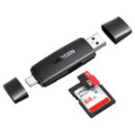 UGREEN 80191 USB-C + USB TF/SD 3.0 Card Reader Black