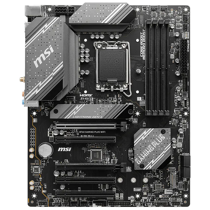 MSI B760 GAMING PLUS WIFI MSI B760 GAMING PLUS WIFI INTEL CHIPSET - Image 1