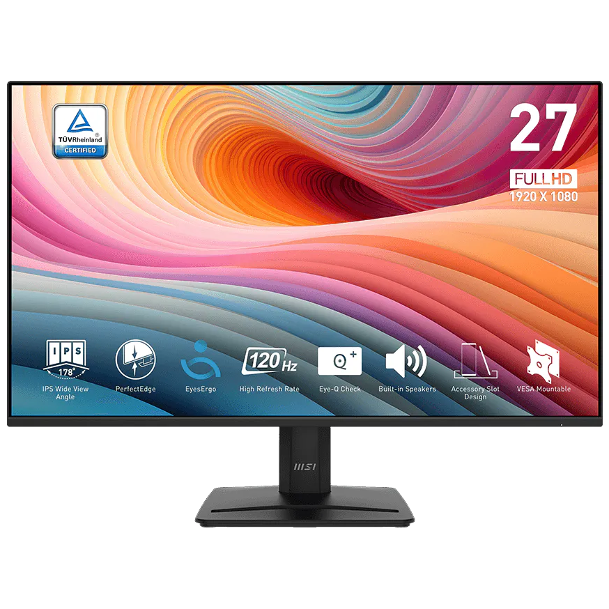 PRO MP275 E2 ( IPS, Res1920 x 1080, 120Hz, 4ms GTG, Adaptive-Sync ) MSI PRO MP275 E2 ( IPS, Res:1920 x 1080, 120Hz, 4ms GTG, Adaptive-Sync ) - Image 1