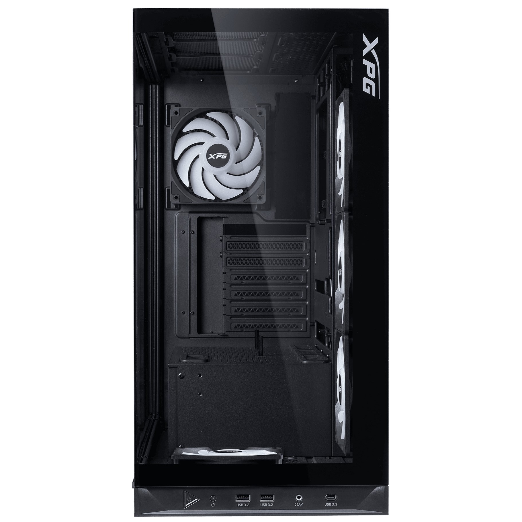 XPG INVADER X BTF MT (Black) XPG INVADER X BTF MID-TOWER CHASSIS (BLACK) - Image 1