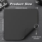 ATTACK SHARK CM02 eSport Gaming Mousepad (450x400x4 MM) Black - Image 6