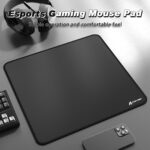 ATTACK SHARK CM02 eSport Gaming Mousepad (450x400x4 MM) Black - Image 2