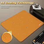 ATTACK SHARK CM02 eSport Gaming Mousepad (450x400x4 MM) Orange - Image 4