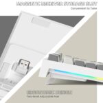 ATTACK SHARK K86 Wireless Mechanical Keyboard Retro Grey - Image 7