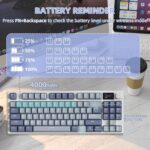 ATTACK SHARK K86 Wireless Mechanical Keyboard Retro Moonlight - Image 7