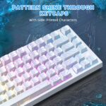 ATTACK SHARK R82 HE Rapid Trigger Keyboard Magnetic Switch with 0.005MM RT White Contour - Image 4