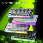 ATTACK SHARK R85 HE Rapid Trigger Keyboard Magnetic Switch with Custom Lightbox Black - Image 13