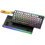 ATTACK SHARK R85 HE Rapid Trigger Keyboard Magnetic Switch with Custom Lightbox Moonlight - Image 2