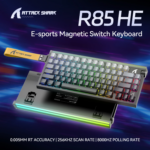 ATTACK SHARK R85 HE Rapid Trigger Keyboard Magnetic Switch with Custom Lightbox Moonlight - Image 3