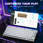 ATTACK SHARK R85 HE Rapid Trigger Keyboard Magnetic Switch with Custom Lightbox White Contour - Image 11