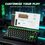 ATTACK SHARK R85 HE Rapid Trigger Keyboard Magnetic Switch with Custom Lightbox Black - Image 12