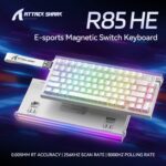 ATTACK SHARK R85 HE Rapid Trigger Keyboard Magnetic Switch with Custom Lightbox White Contour - Image 3
