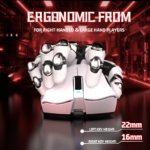 ATTACK SHARK V3 Ultra-Light Tri-Mode Gaming Mouse White - Image 3
