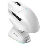 ATTACK SHARK V6 Ultra-Light Tri-Mode Gaming Mouse White
