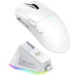 ATTACK SHARK X11 Wireless Gaming Mouse with Charging Dock White