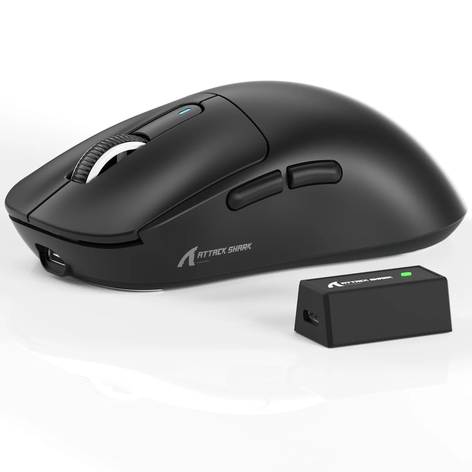 ATTACK SHARK X3PRO gaming mouse BLACK main img ATTACK SHARK X3 PRO Three Modes 8K Gaming Mouse Black - Image 1
