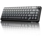 ATTACK SHARK X66 Wireless Mechanical Keyboard with Side Printed PBT Keycaps Moonlight - Image 2