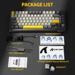 ATTACK SHARK X820 Ultra Tri-mode Gasket Mechanical Keyboard Black - Image 7