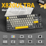 ATTACK SHARK X820 Ultra Tri-mode Gasket Mechanical Keyboard Black - Image 2