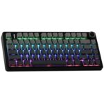 AULA F75 75% Gasket Wireless Mechanical Keyboard Gradient Grey Side-Engraved Keycaps Reaper Switch - Image 9