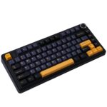 AULA F75 75% Gasket Wireless Mechanical Keyboard Thunder Black Graywood Switch V3 - Image 3