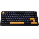 AULA F75 75% Gasket Wireless Mechanical Keyboard Thunder Black Graywood Switch V3 - Image 2